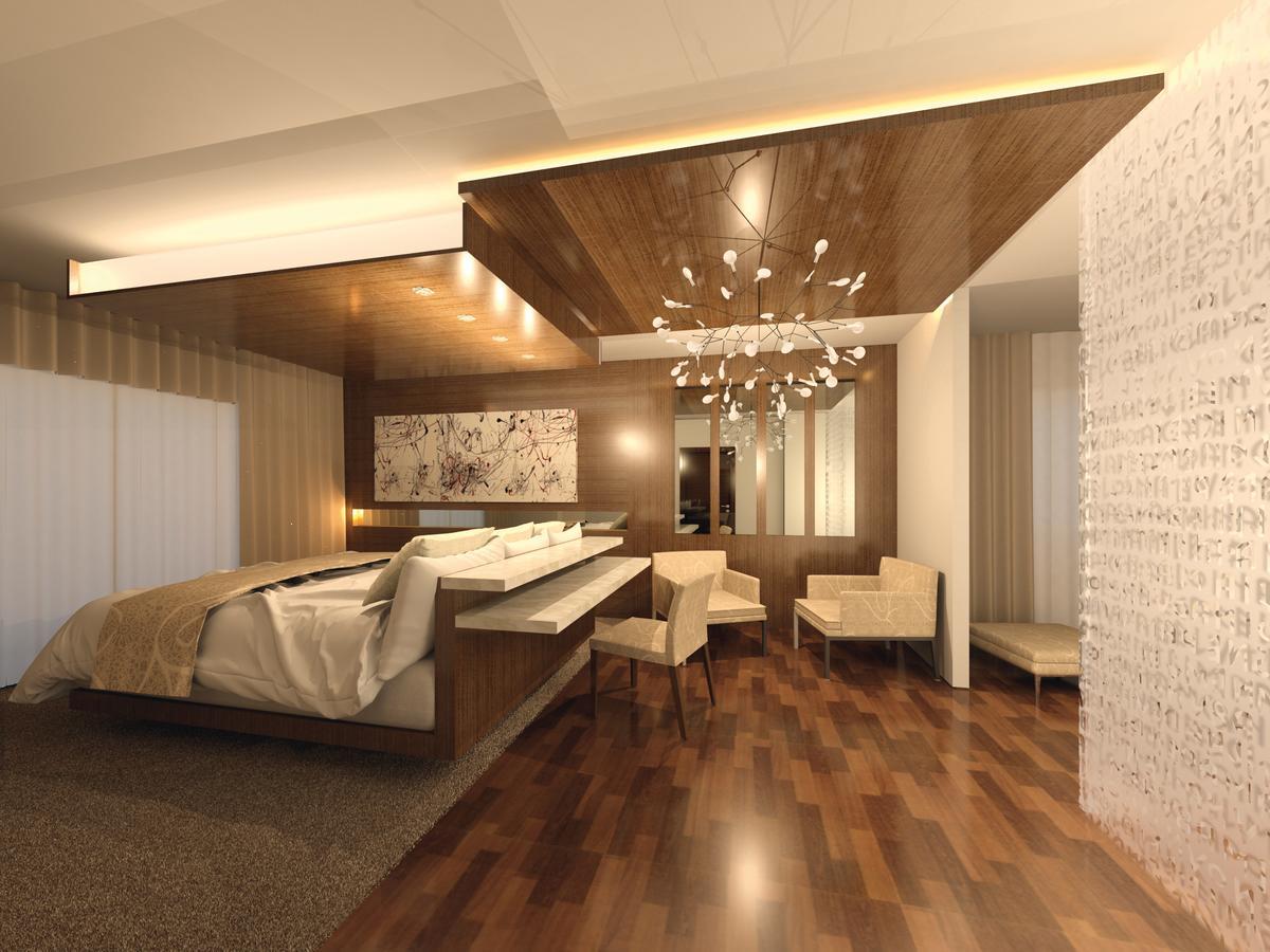 Moevenpick Hotel Du Lac Tunisi Esterno foto 3D rendering of a bedroom