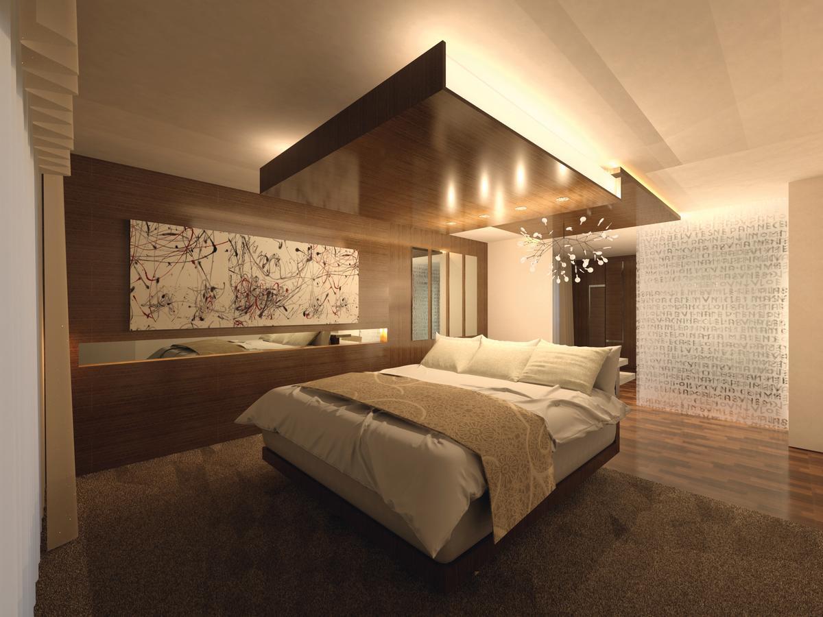 Moevenpick Hotel Du Lac Tunisi Esterno foto 3D rendering of a bedroom